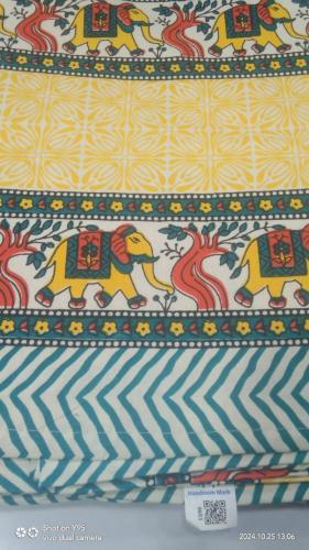 BEDSHEET JAIPUR PRINTED 90X108 2 PILLOW COVER